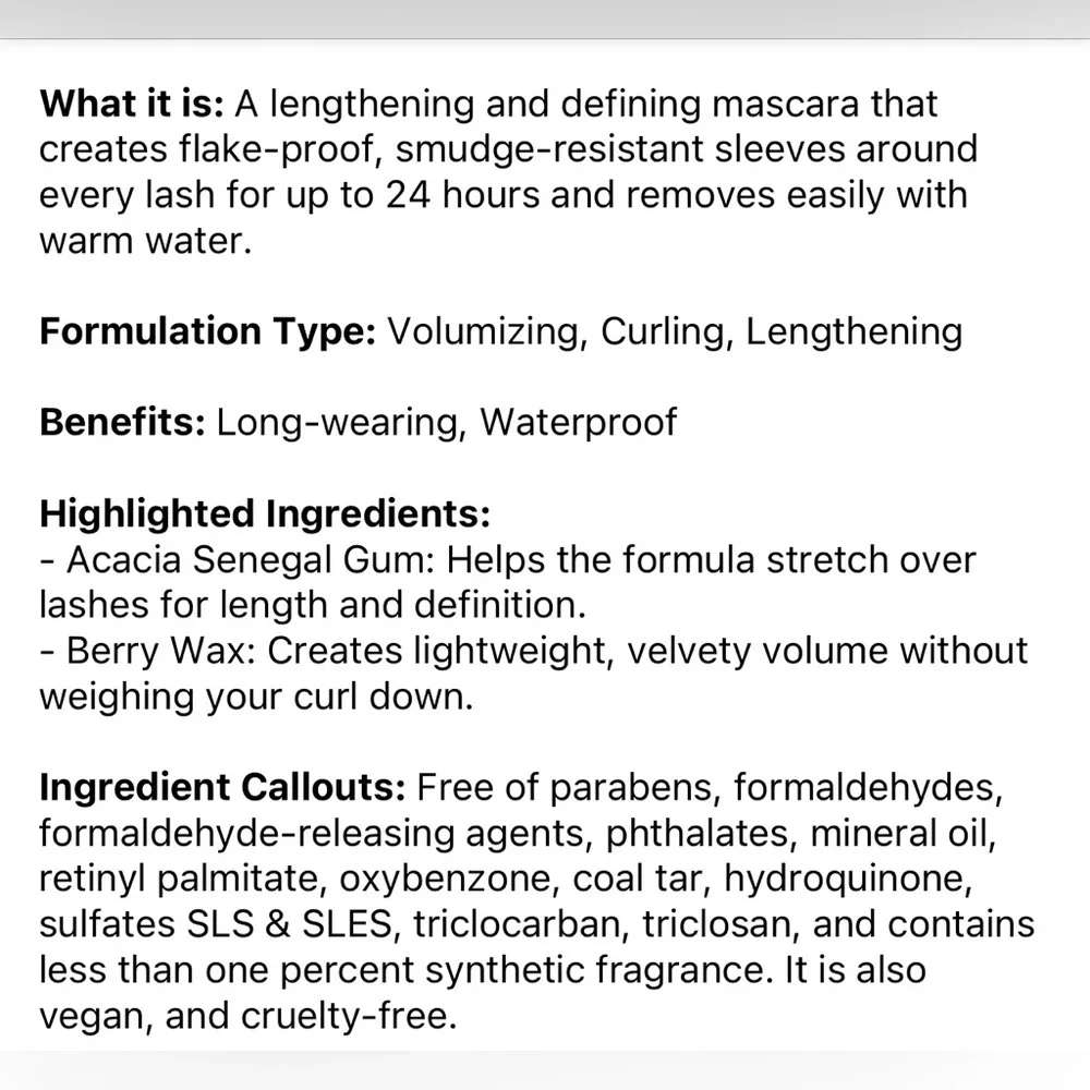🌿 KVD Beauty Full Sleeve Long + Defined Tubing Mascara